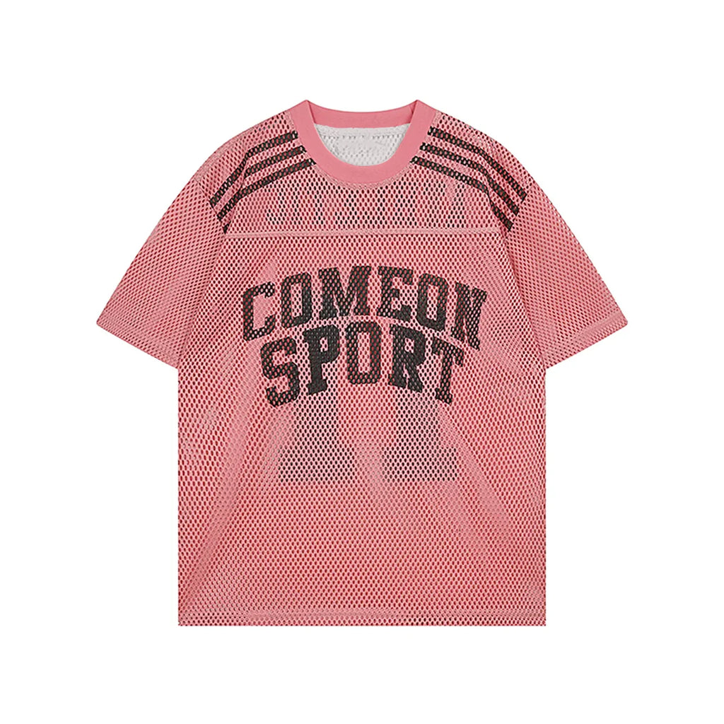 Large Size Comeon Sport Jersey Outdoor Sweat Absorbent Football T-Shirt Summer Classic Daily Casual Adult&Kid Sportswear
