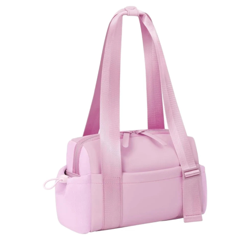 Lightweight Duffle Shoulder Bag Multi Pockets Yoga Storage Handbag Solid Color Gym Shoulder Bag Swimming Running Hiking Bag