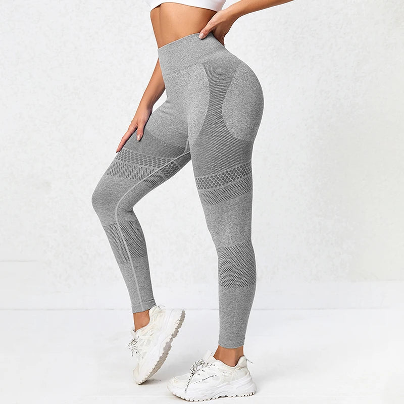 Retro Polka Dot Yoga Pants Women Sport Leggings Sportswear Woman Gym Trousers High Waist Seamless Workout Leggings Tummy Control