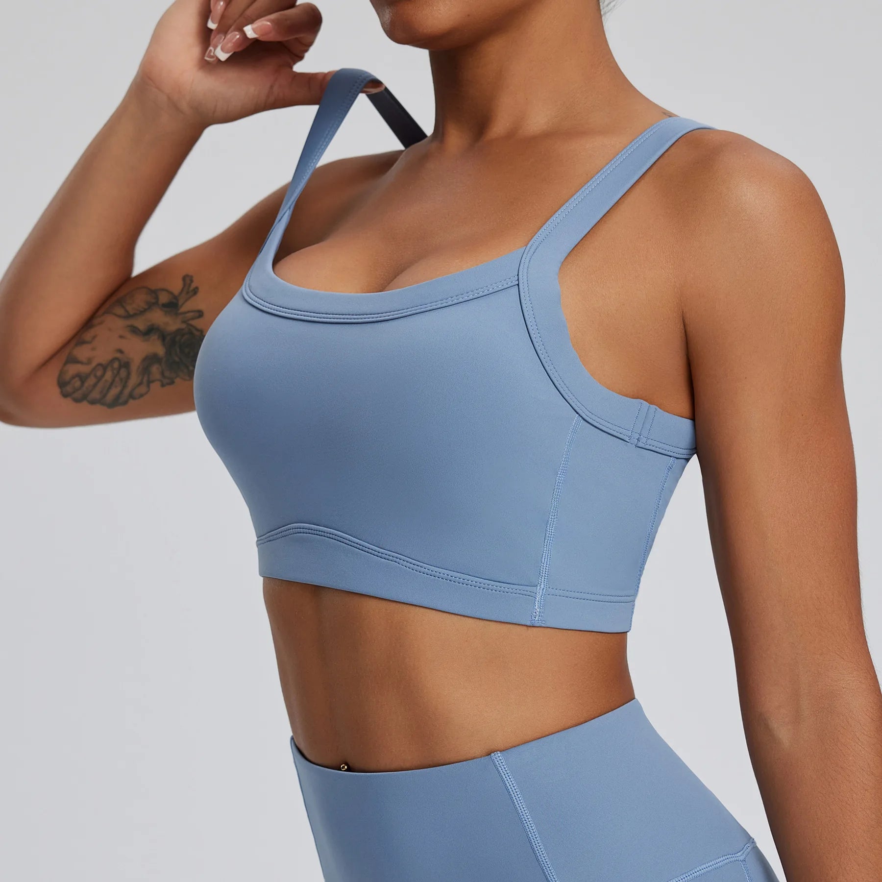 Women Sports Bra Top Push Up Fitness Yoga Bra High Strength Underwear Sport Tops For Women Breathable Running Vest Gym Wear