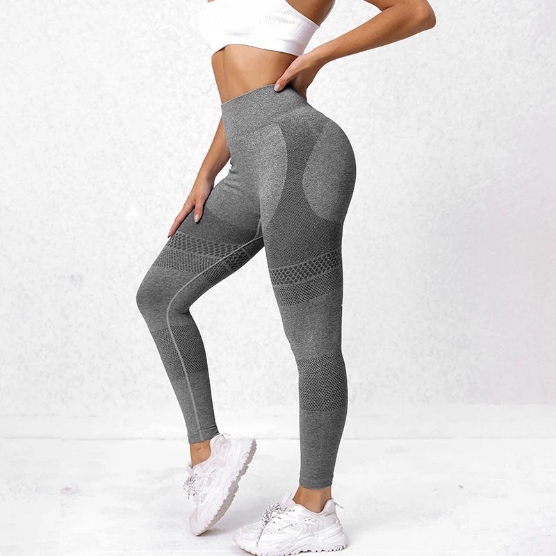 Retro Polka Dot Yoga Pants Women Sport Leggings Sportswear Woman Gym Trousers High Waist Seamless Workout Leggings Tummy Control