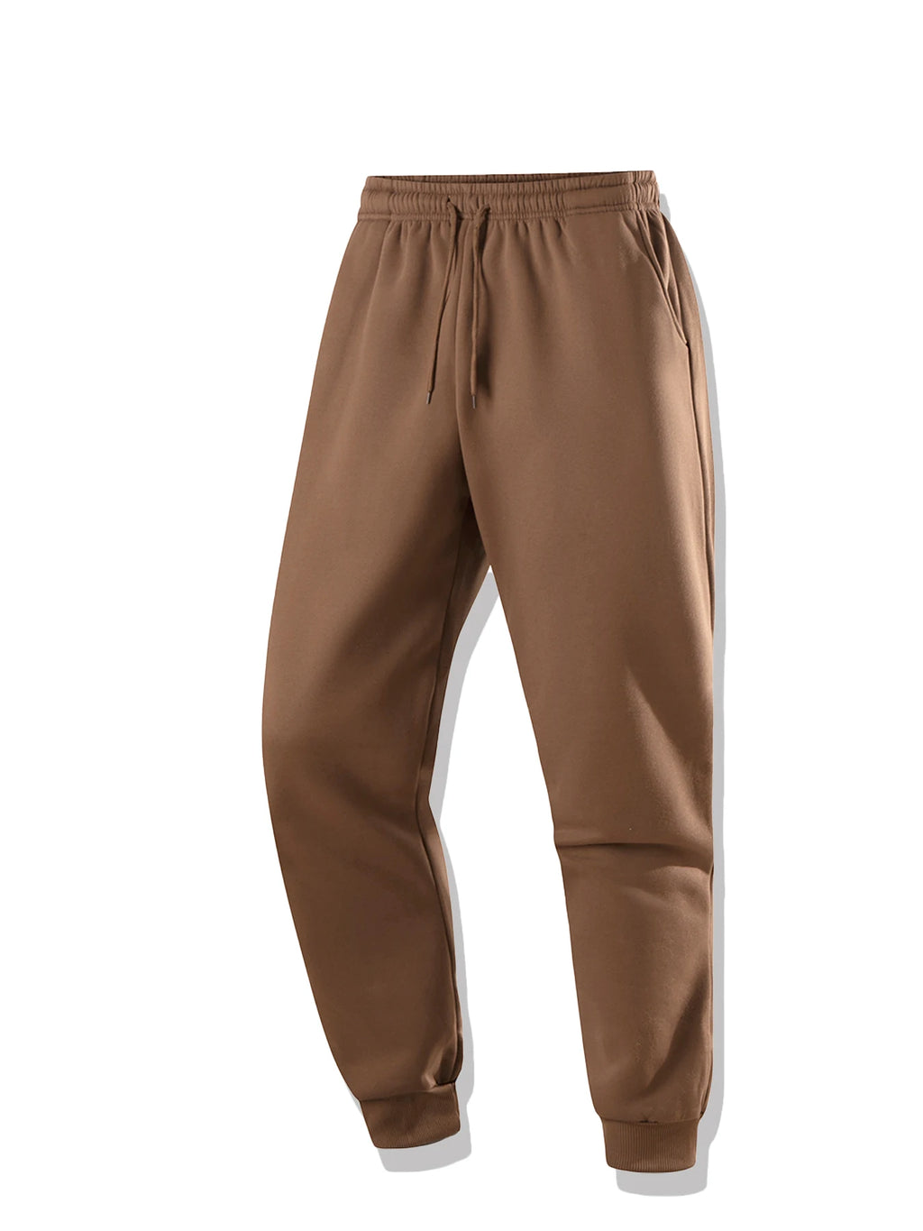 Men's Jogging Sports Pants Autumn Winter Fleece Trousers Running Joggers Elastic Waist Sweatpants Fashion Men's Clothing