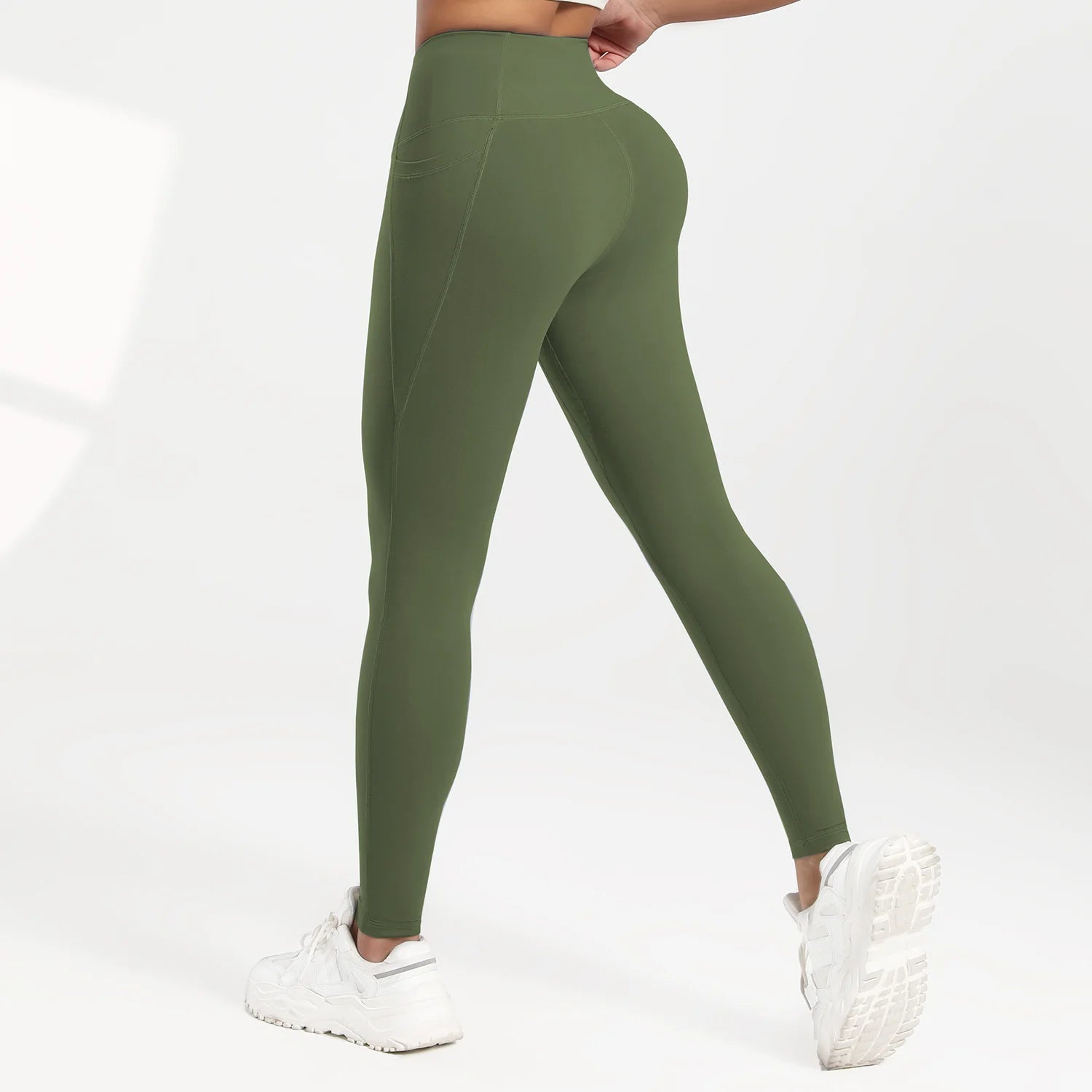 Women's Pocket Yoga Leggings High Waist And Hip Lifting Sports And Fitness Quick Dry Jogging Casual Female Workout Pants