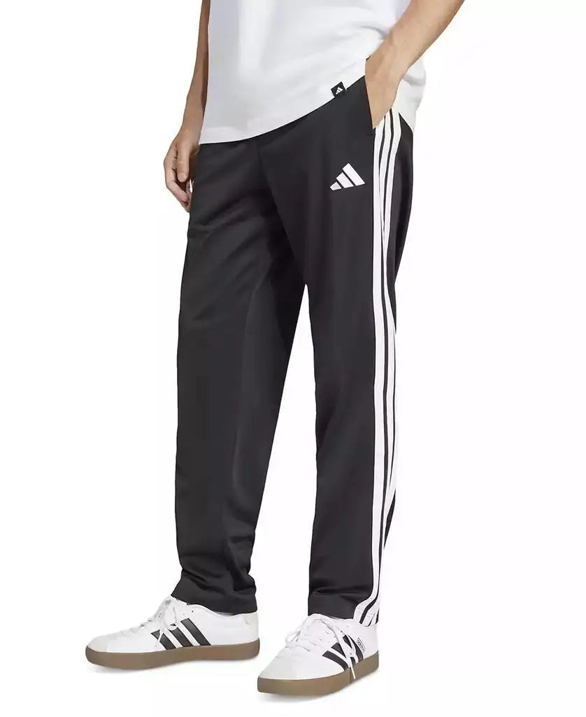 Adidas Men's 3-Stripes Tricot Sweatpants Regular-Fit Sportswear Active Wear Breathable Trousers for Comfortable Movement
