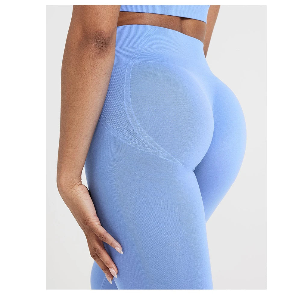 Effortless Seamless Tight Pants Gym Leggings Womens Workout Yoga Pants Soft High Waist Outfits Fitness Sports Wear