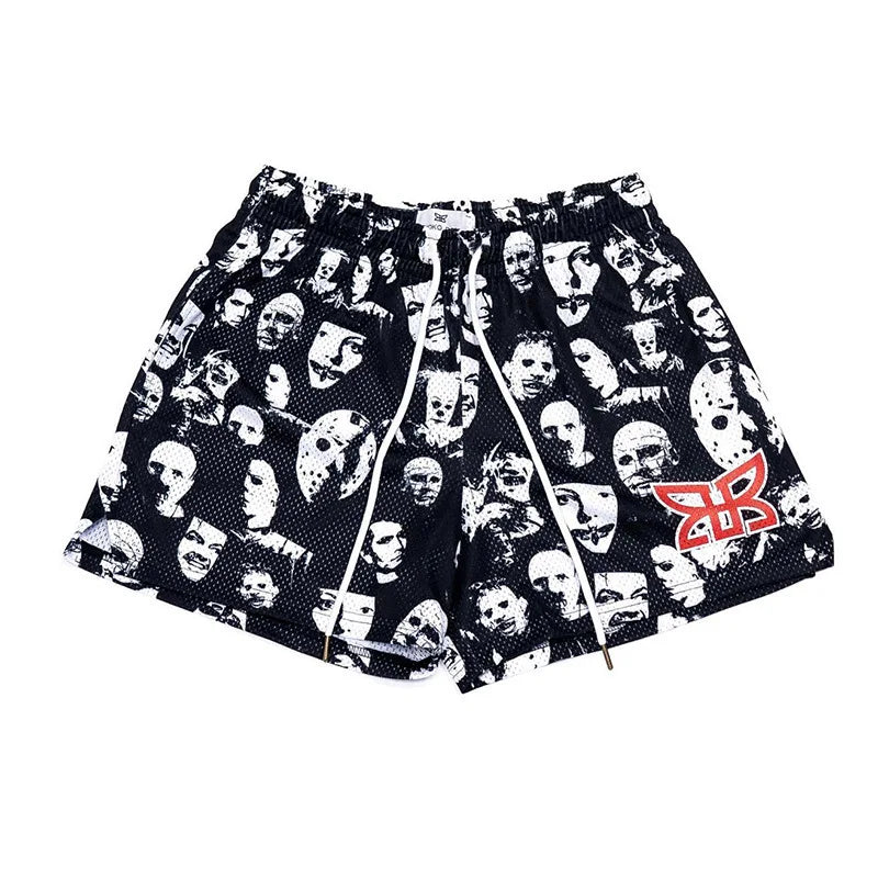 Mens Clothing Trend Swim Casual Sports Shorts Gym Fitness Quick Dry Mesh Beach Basketball Jogger Short Pants Sweatpants Bottoms