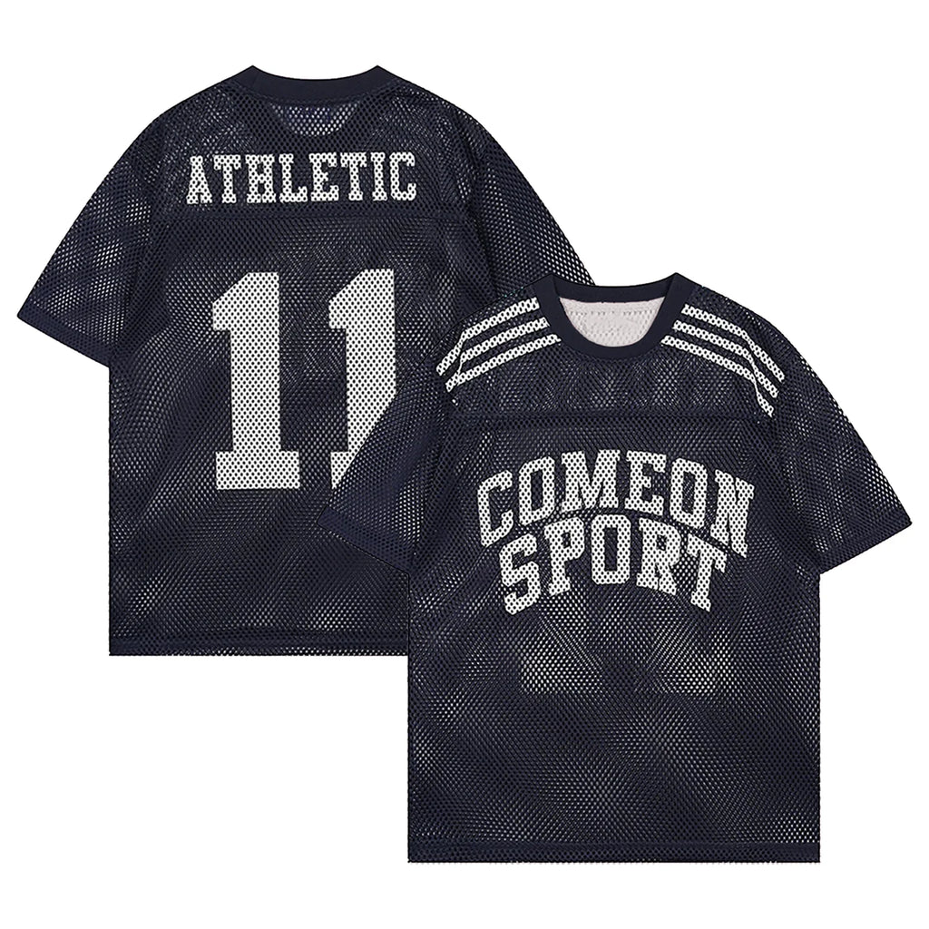 Large Size Comeon Sport Jersey Outdoor Sweat Absorbent Football T-Shirt Summer Classic Daily Casual Adult&Kid Sportswear
