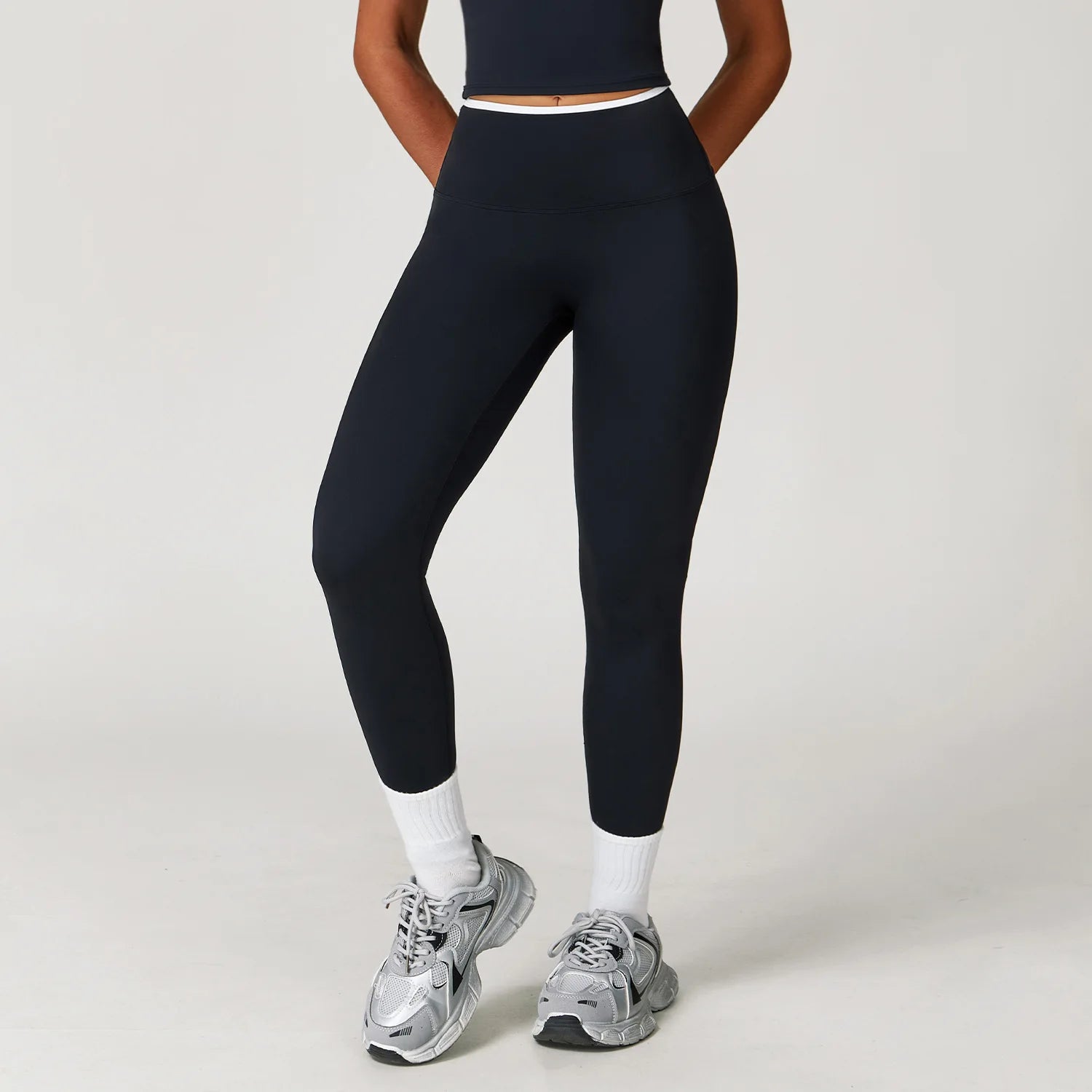 High Waist Yoga Pants Women Fitness Leggings High Elastic Sports Push Up Tights Running Leggings Breathable Workout Gym Leggings