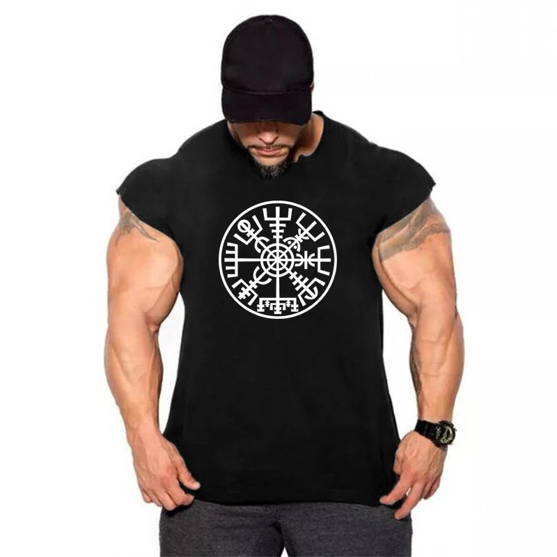 Brand Fitness Shirt Fashion Workout Cotton Mens Tank Top Gym Clothing Bodybuilding Fitness Musculation Sports Sleeveless Vest