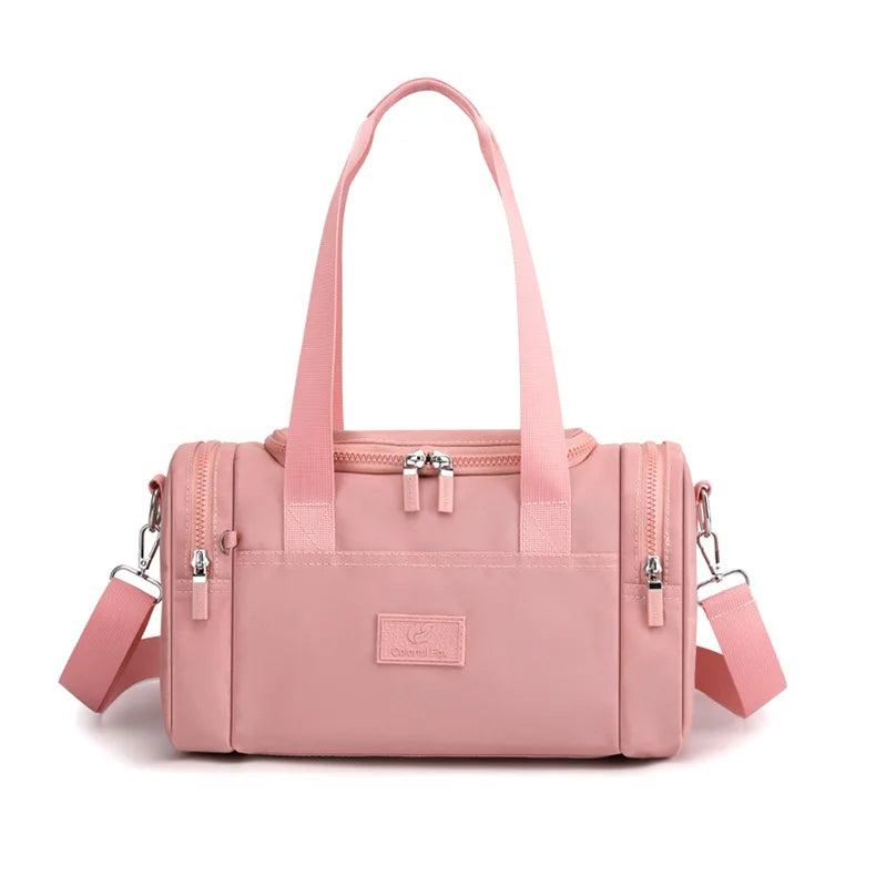Large Capacity Women's Shoulder bag Female Top-handle Travel Handbag Girls Tote Crossbody bag Nylon Messenger Bag Purse