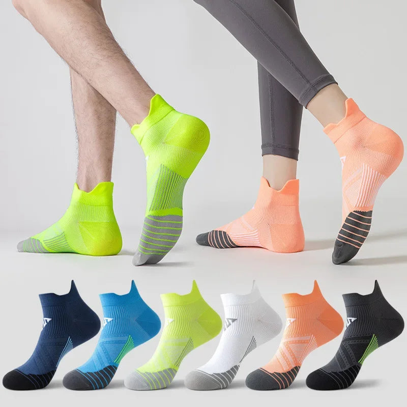 Summer Sport Socks Anti-sweat Unisex Women Men Short Tube Breathable Socks Outdoor Running Basketball Soccer Fitness Ankle Socks