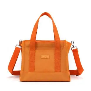 New Faion Large Capaci Canvas oulder Bag College Sle Crossbody Casual Ladies Handbag Soft Foldable Ox Fabric