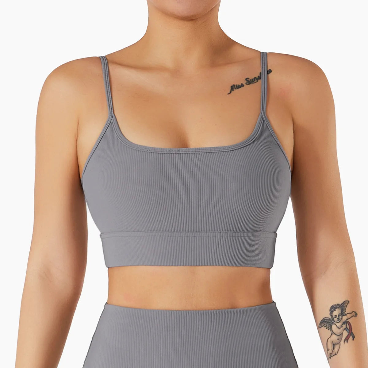 SOISOU New Yoga Bra Top Women Sports Bra Gym Fitness Breathable Bralette Elastic Tight Outdoor Girls For Sex Seamless Bras