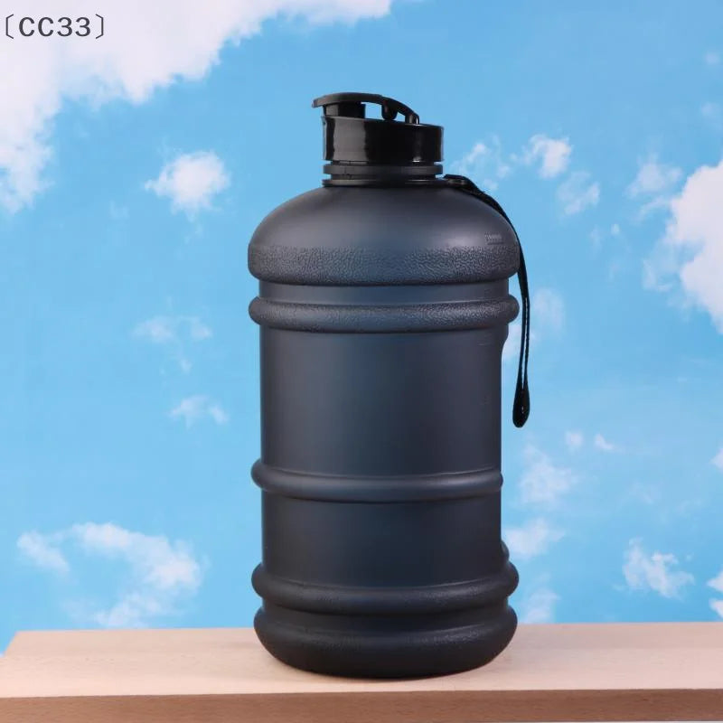 〔CC33〕2.2L Large Capacity Multifunc Water Bottle With Handle Training Sports Workout Drink Bottle Outdoor Running Water Kettle