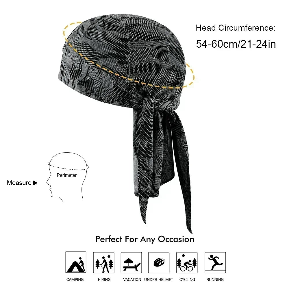 Summer Fashion Running Pirate Hat Cycling Sports Beanie Bike Riding Hat Fishing Bicycle Baseball  Caps Soft Headdress Men Women