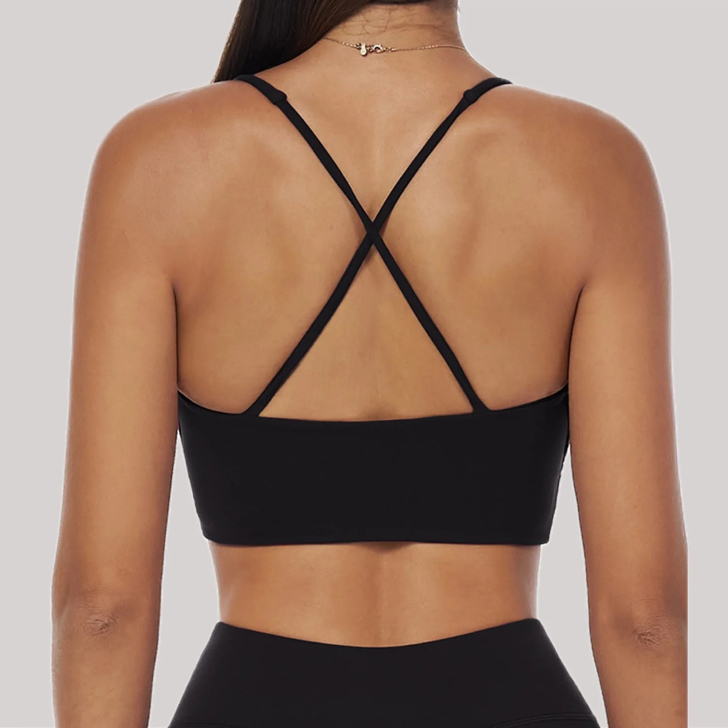 Gym Sport Bra Cross Back Sports Bra Women's Breathable Yoga Bra Shockproof Crop Top Quick Drying Fitness Top Push Up Workout Top