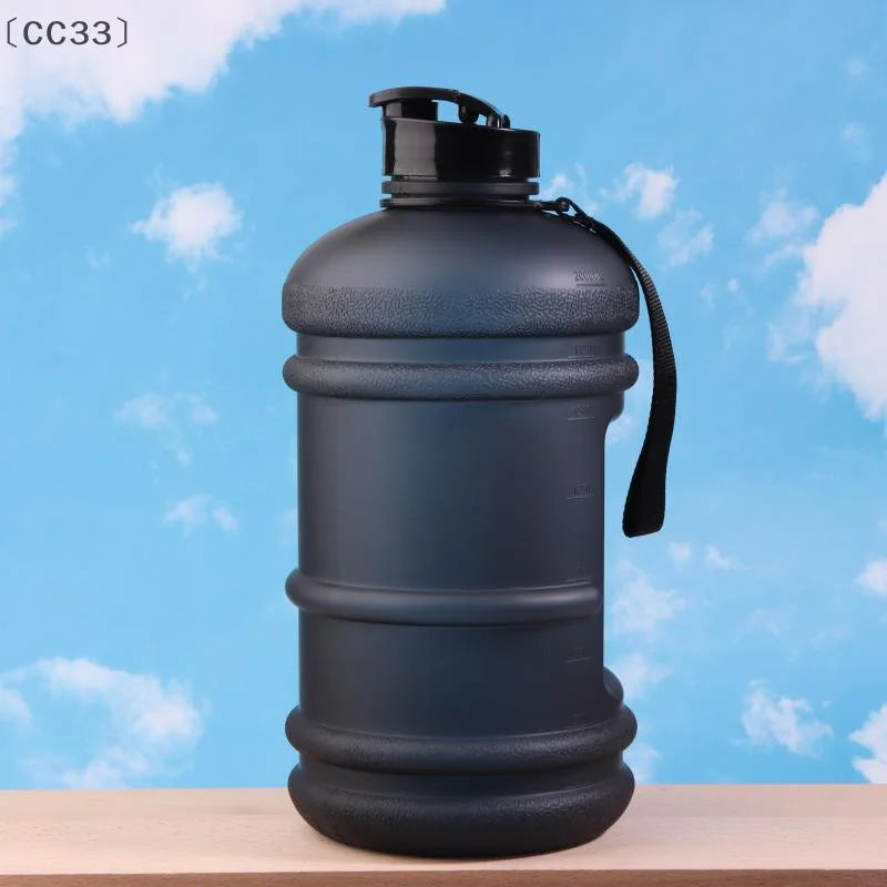〔CC33〕2.2L Large Capacity Multifunc Water Bottle With Handle Training Sports Workout Drink Bottle Outdoor Running Water Kettle