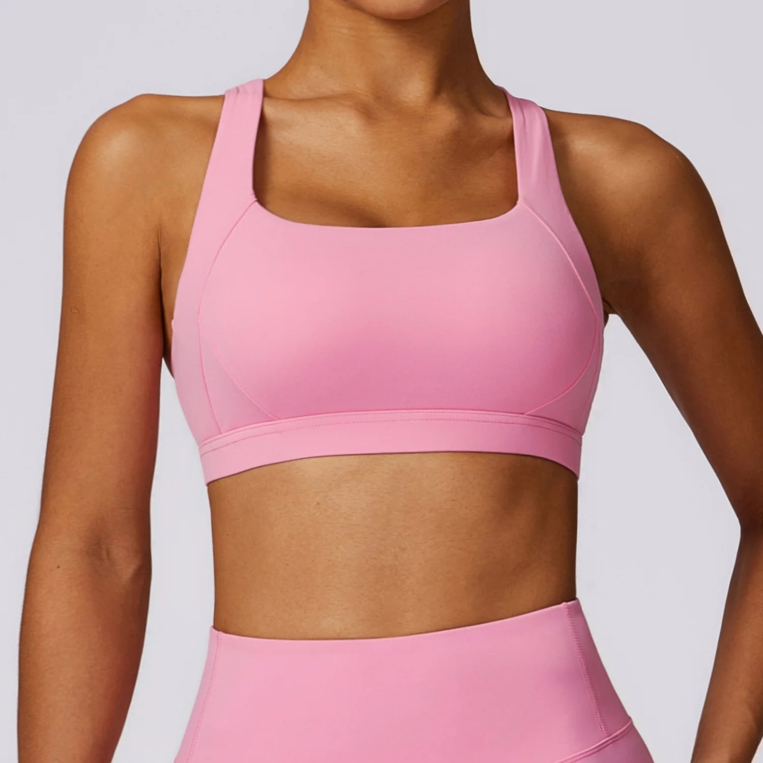Hearuisavy Quick-Dry Backless Yoga Clothes Running Vest Women Workout Brassiere Fitness Gym Tank Top Women Push up Sports Bra