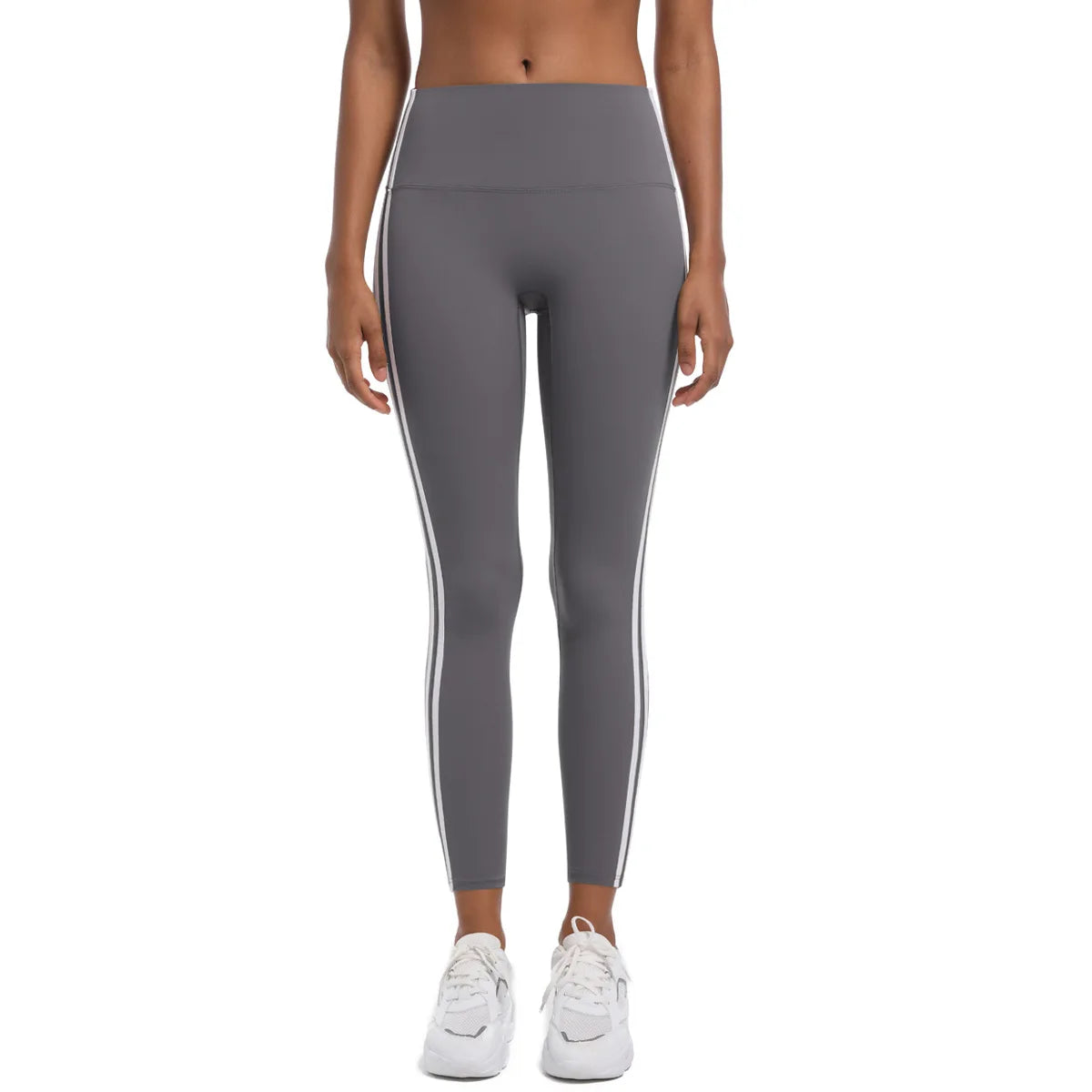Yoga Leggings Women Striped Slim Sports Pants High Waist Hip Liftting Tights Workout Running Stretchy Gym Leggings