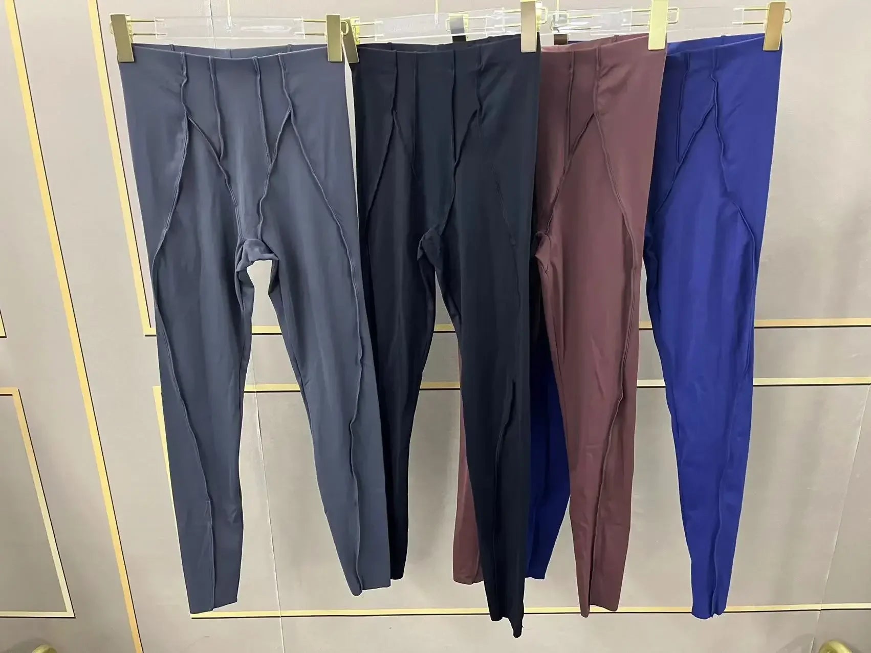 Sporty Leggings Woman Sports Tights 2025 Yoga Clothes Push Up Women Sportswear Leggins Deportivo Mujer Gray Coffee Navy Beige