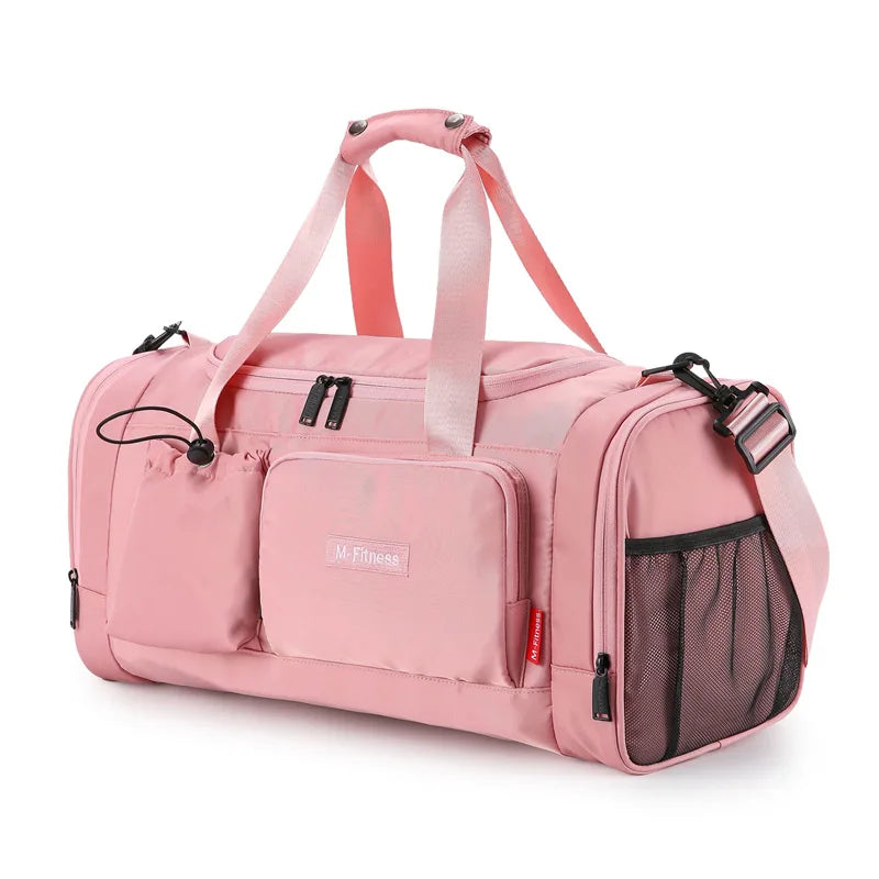 Travel Bags Short Business Trip Storage Pack Shoulder Crossbody Bag Sports Fitness Handbag Yoga Training Bag Dry Wet Separation