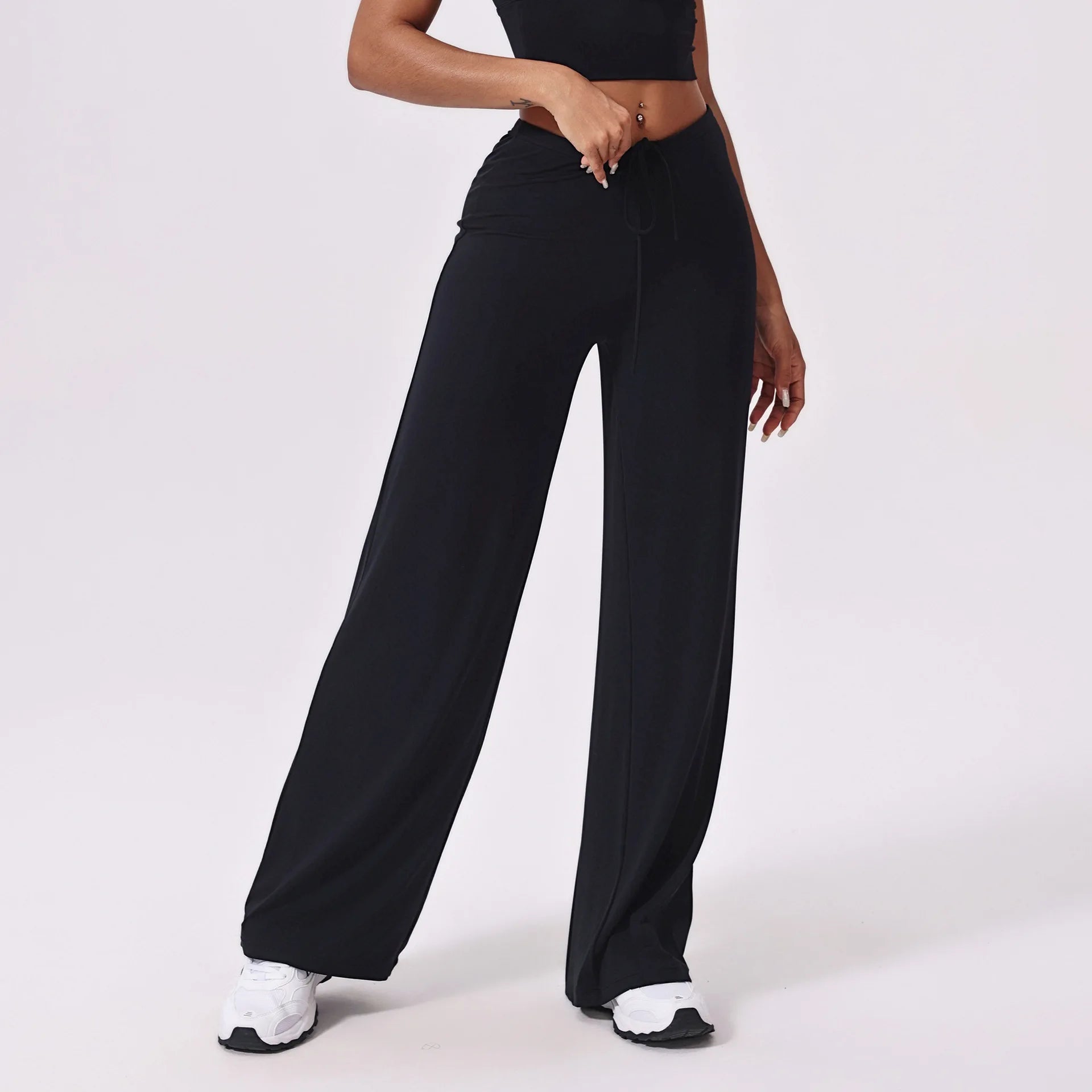 Yoga Wide Leg Pants Women High Waist Flared Leggings Gym Fitness Yoga Pants Workout Runing Women's Control Tummy Sport Leggings