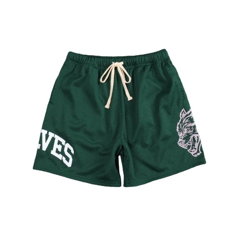 Mens Summer Streetwear Sports Casual Shorts Gym Fitness Mesh Quick Dry Running Beach Basketball Jogger Short Pants Sweatpants