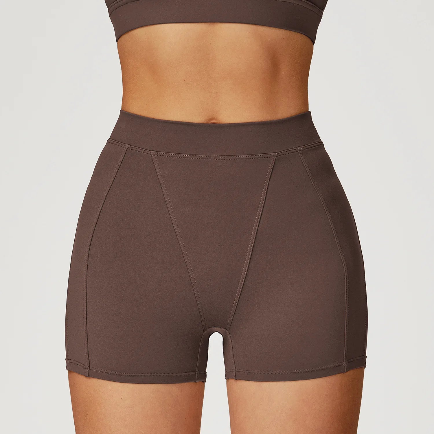 Hearuisavy Women's High Waisted Sports Shorts Running Cycling Fitness Pants Gym Breathable Tights Push Up Body Shaper Yoga Pants