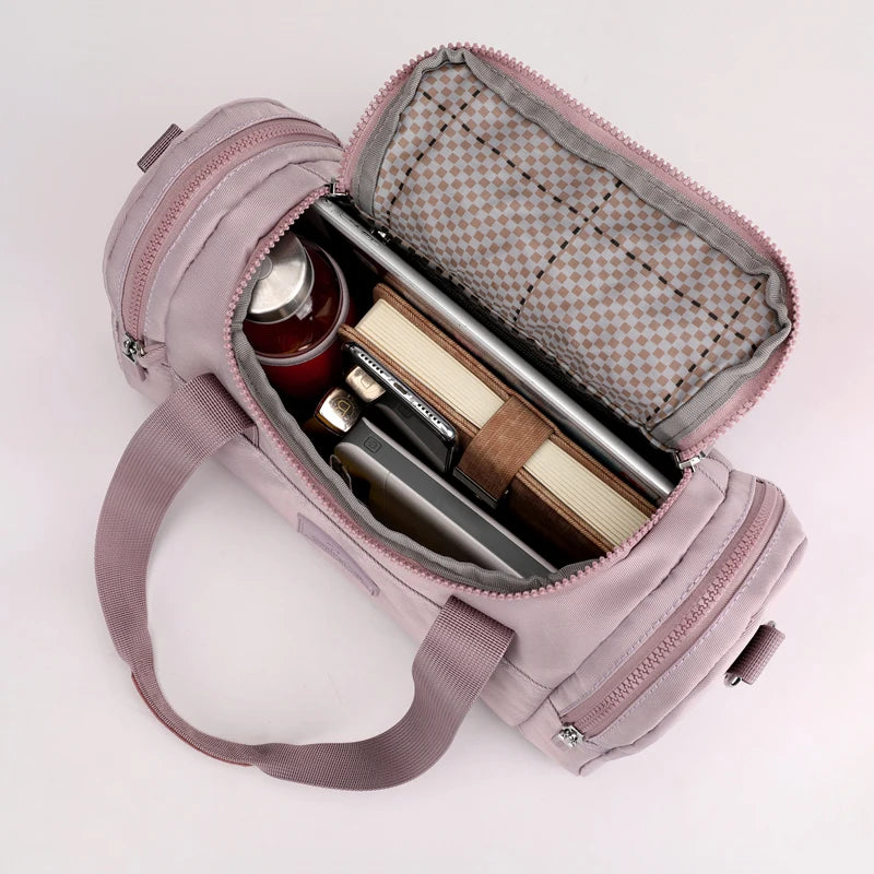 Large Capacity Women's Shoulder bag Female Top-handle Travel Handbag Girls Tote Crossbody bag Nylon Messenger Bag Purse