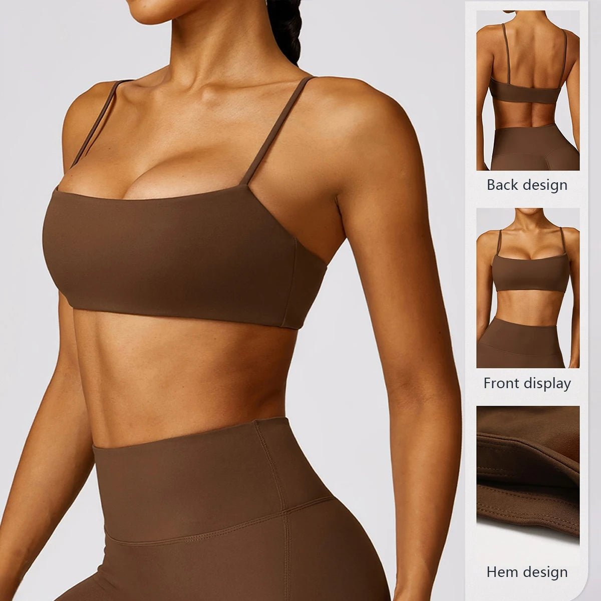 High Impact Sports Bras Women Yoga Crop Tops Sexy Beautiful Back Fitness Camisole Underwear Outdoor Running Workout Brassiere