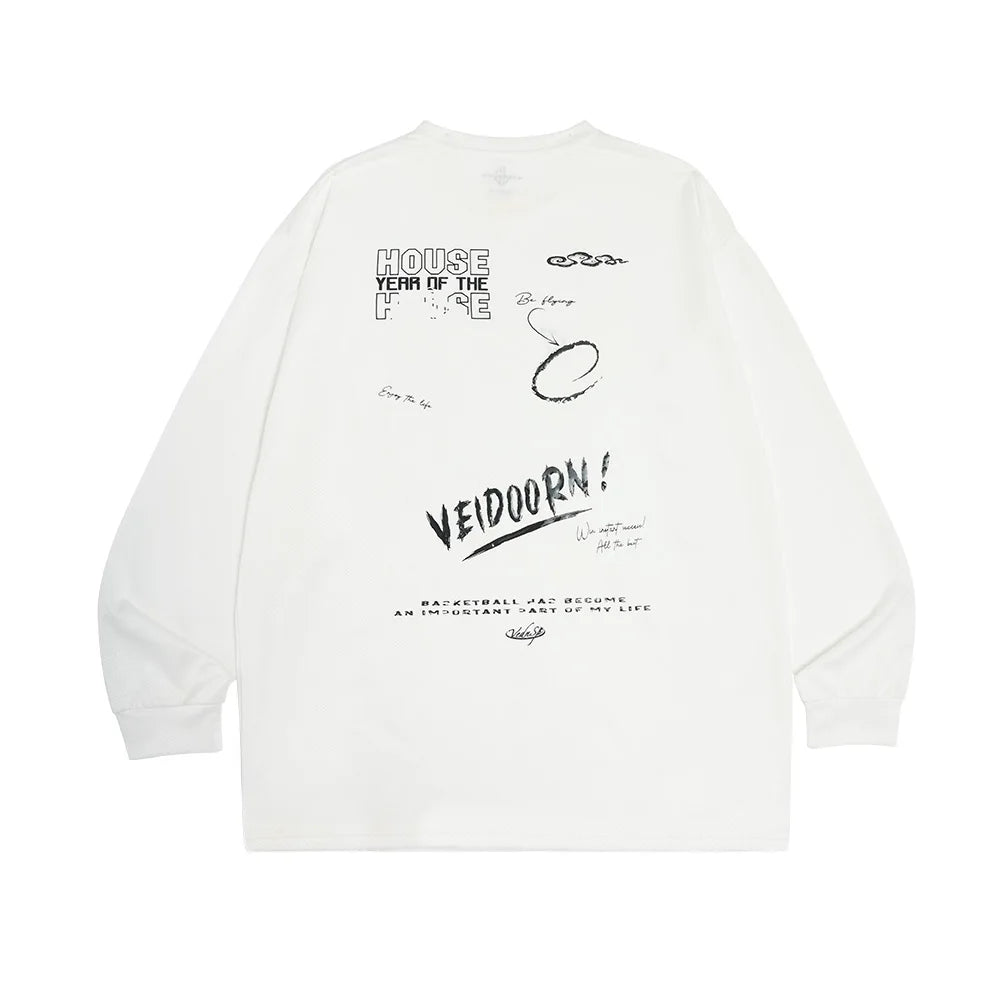 Veidoorn Autumn and Winter Long Sleeve Athletic Shirt Gym Yoga Running Training Tee Lightweight Quick Dry Sport Top for Workouts