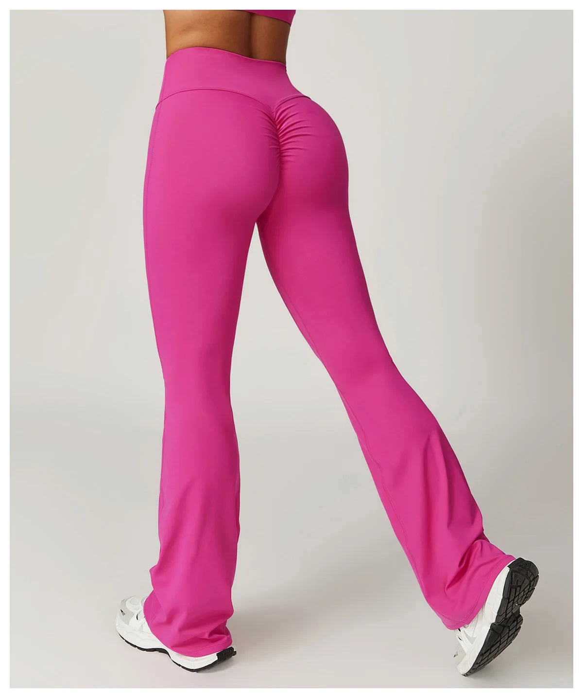 Women's Flared Yoga Pants High Waisted Bootcut Leggings with Tummy Control Wide Leg Dance Fitness Workout Trousers S-XL