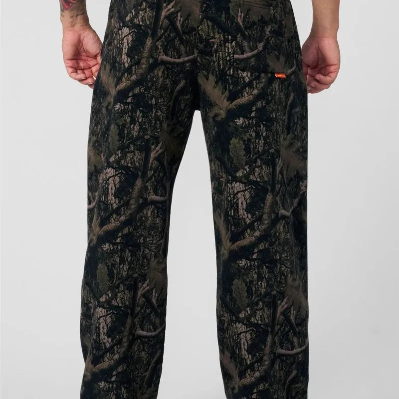 new Young American trendy sweatpants collaboration anime joggers cotton terry print wide-leg casual pants hip-hop street pants
