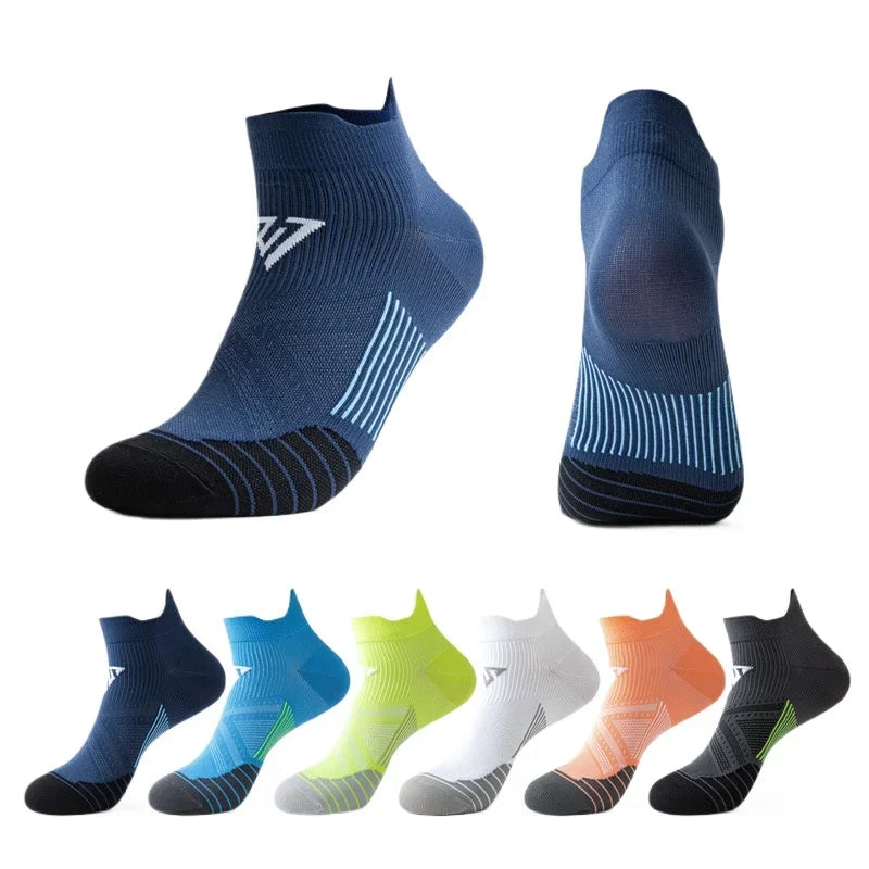 Summer Sport Socks Anti-sweat Unisex Women Men Short Tube Breathable Socks Outdoor Running Basketball Soccer Fitness Ankle Socks