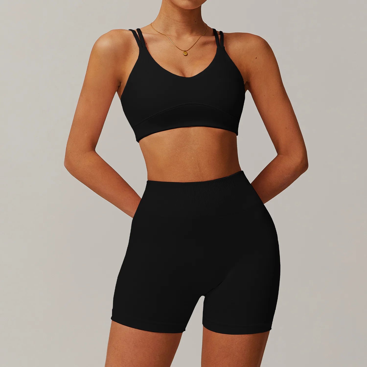 2-piece Casual Sportswear Women Yoga Suit Fitness Clothes Gym Set Women Workout Leggings Female Sports Bra Set