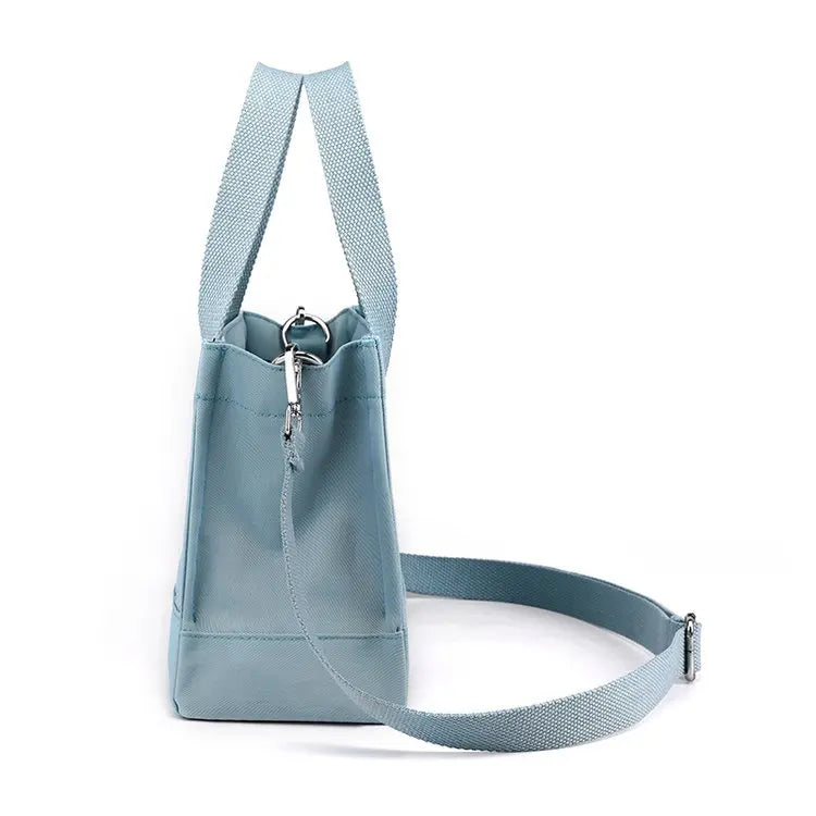 New Faion Large Capaci Canvas oulder Bag College Sle Crossbody Casual Ladies Handbag Soft Foldable Ox Fabric