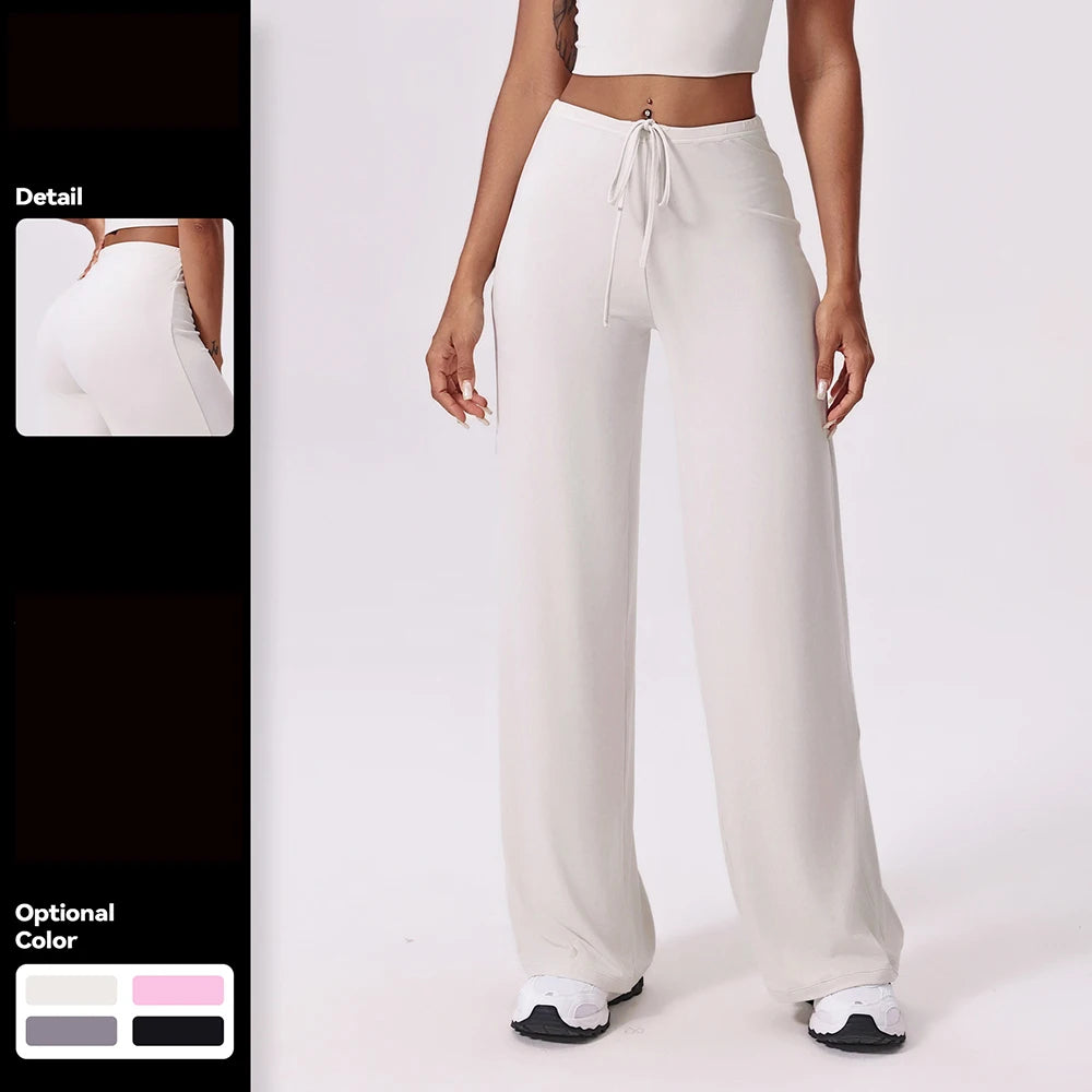 Yoga Wide Leg Pants Women High Waist Flared Leggings Gym Fitness Yoga Pants Workout Runing Women's Control Tummy Sport Leggings