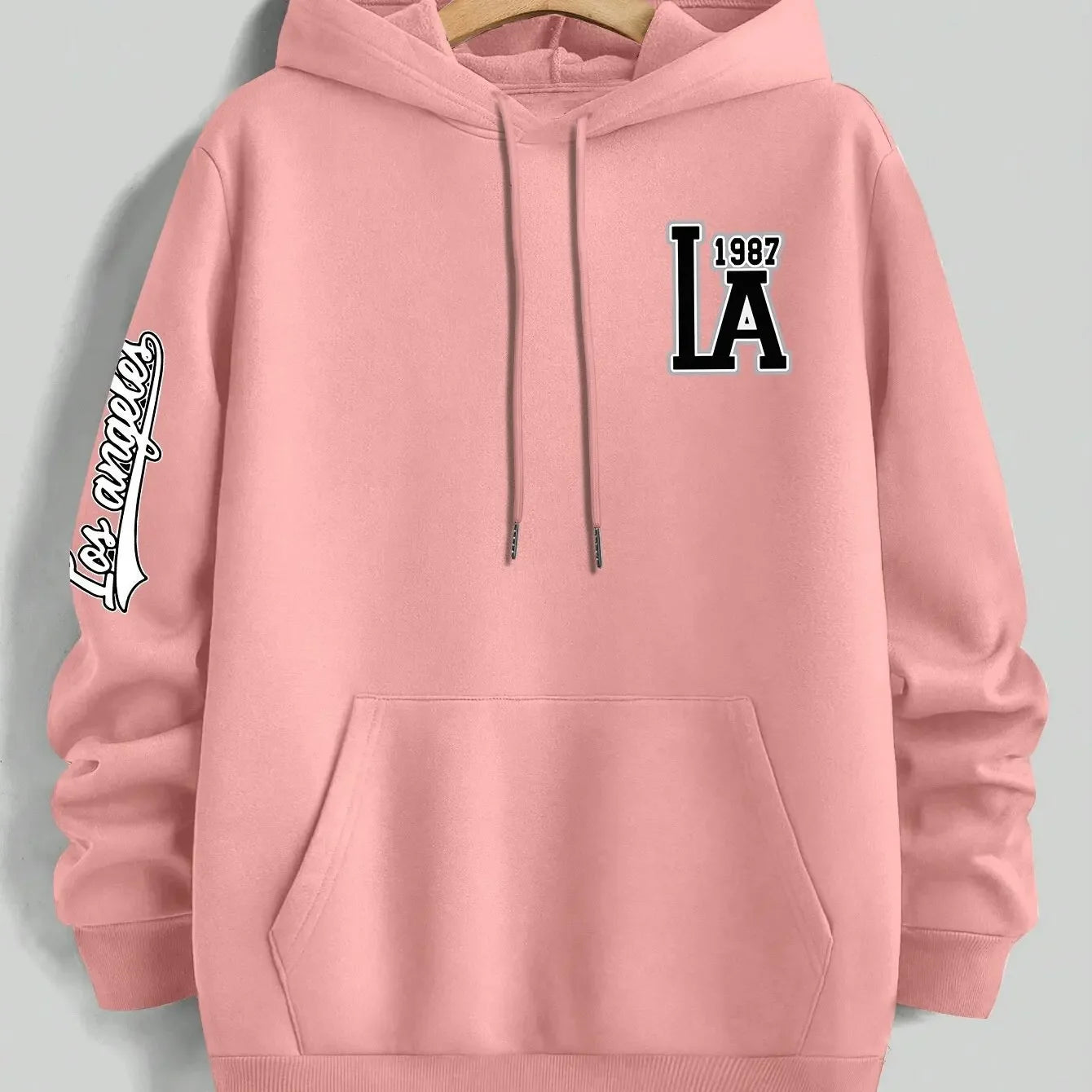 2025 Spring/Summer Men's 2D Casual Hooded Sweatshirt Stylish and Cool Youthful Hoodie for Casual Fashion Trend, Strolling Letter