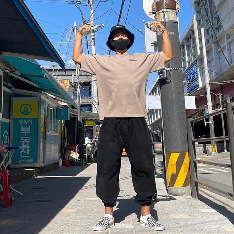 Muscle Men Sports Pants Training Basketball Running Loose Korean Version Of Casual Fitness Pants Fashionable Fitness Pants