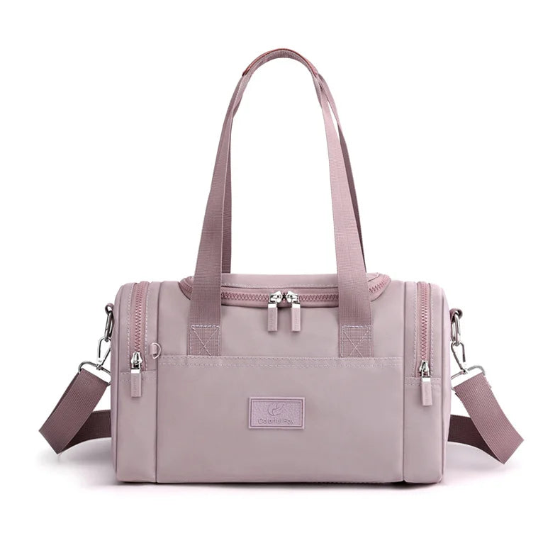 Large Capacity Women's Shoulder bag Female Top-handle Travel Handbag Girls Tote Crossbody bag Nylon Messenger Bag Purse