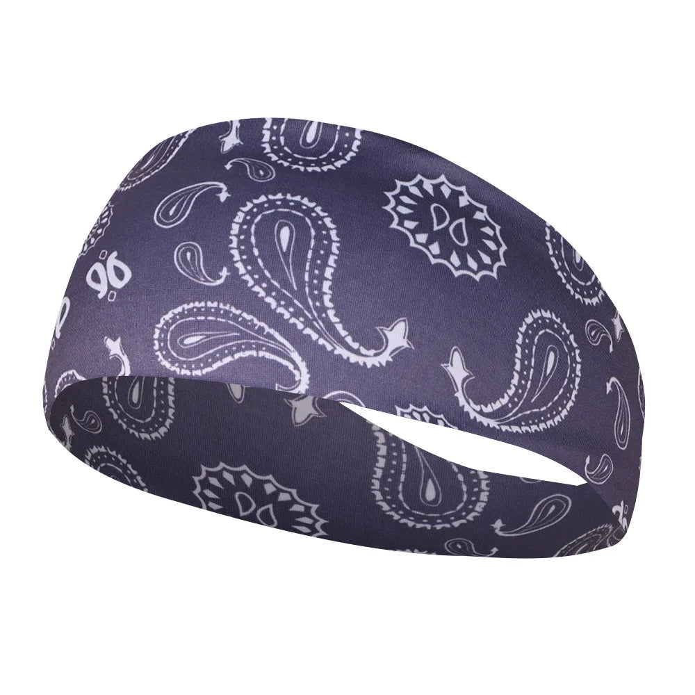 1PC Sports Headband Running Fitness Sweatband Quick-Dry Elastic Absorbent Men Women Cycling Jog Tennis Yoga Gym Hair Bandage