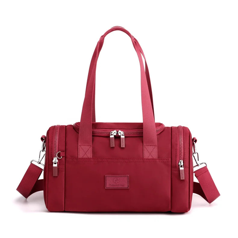 Large Capacity Women's Shoulder bag Female Top-handle Travel Handbag Girls Tote Crossbody bag Nylon Messenger Bag Purse