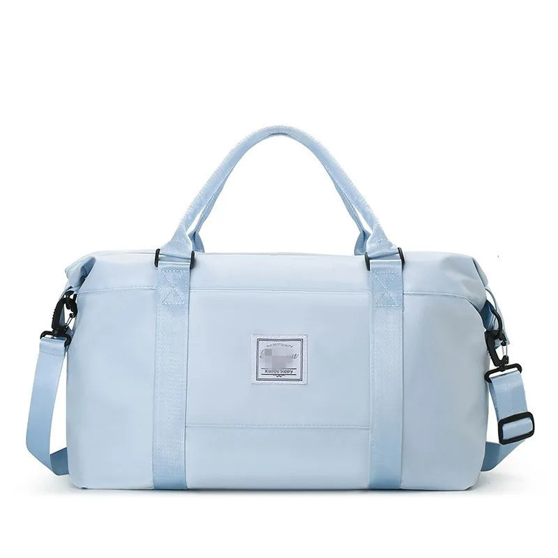 Small size dry wet separation fitness bag, waterproof handheld travel bag