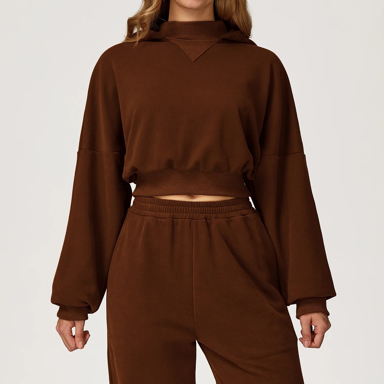 Long Sleeved Hooded Sweatshirt Winter Casual Loose Jacket Women's Long Sleeved Outdoor Running and Fitness Sportswear