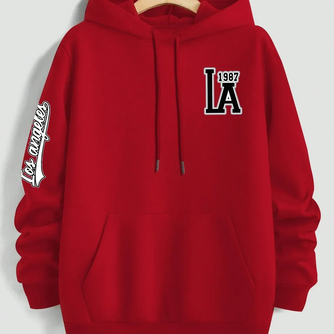2025 Spring/Summer Men's 2D Casual Hooded Sweatshirt Stylish and Cool Youthful Hoodie for Casual Fashion Trend, Strolling Letter