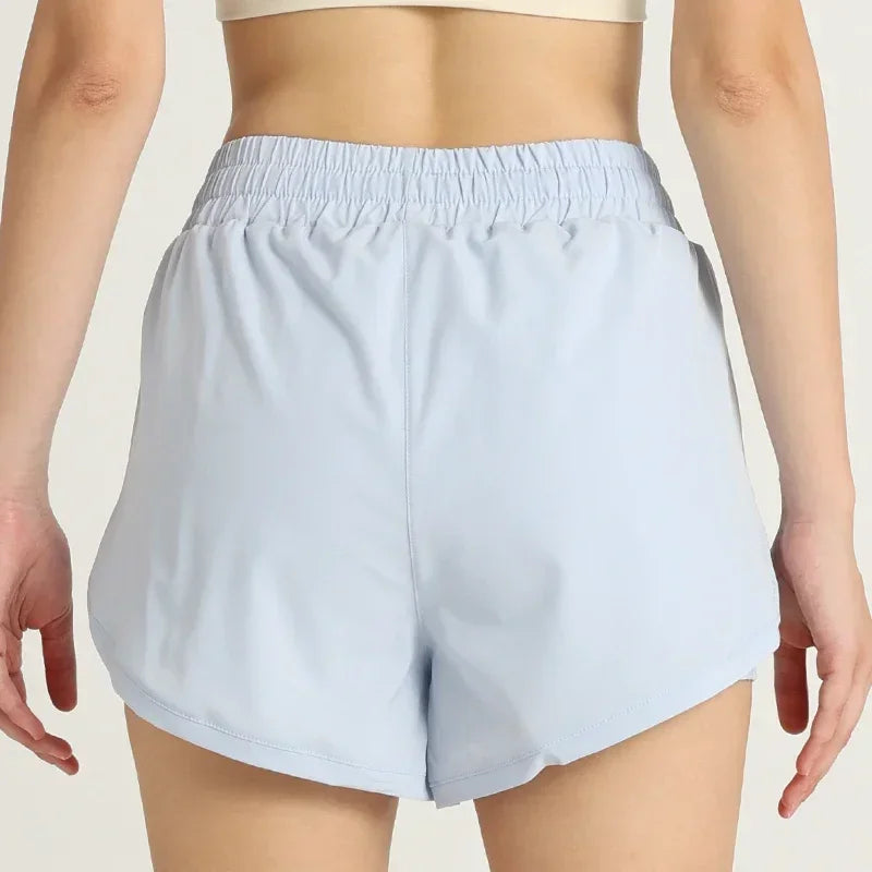 Sports women Yoga Shorts Lightweight Loose Athletic High Waist Quick dry breathable outdoor recreational running Yoga shorts🩳👍