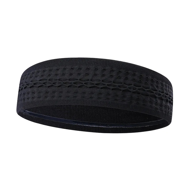 1pc Sport Headbands for Men Women Non-Slip Moisture Wicking Workout Sweatband Fitness Running Cycling Football Yoga Hairband