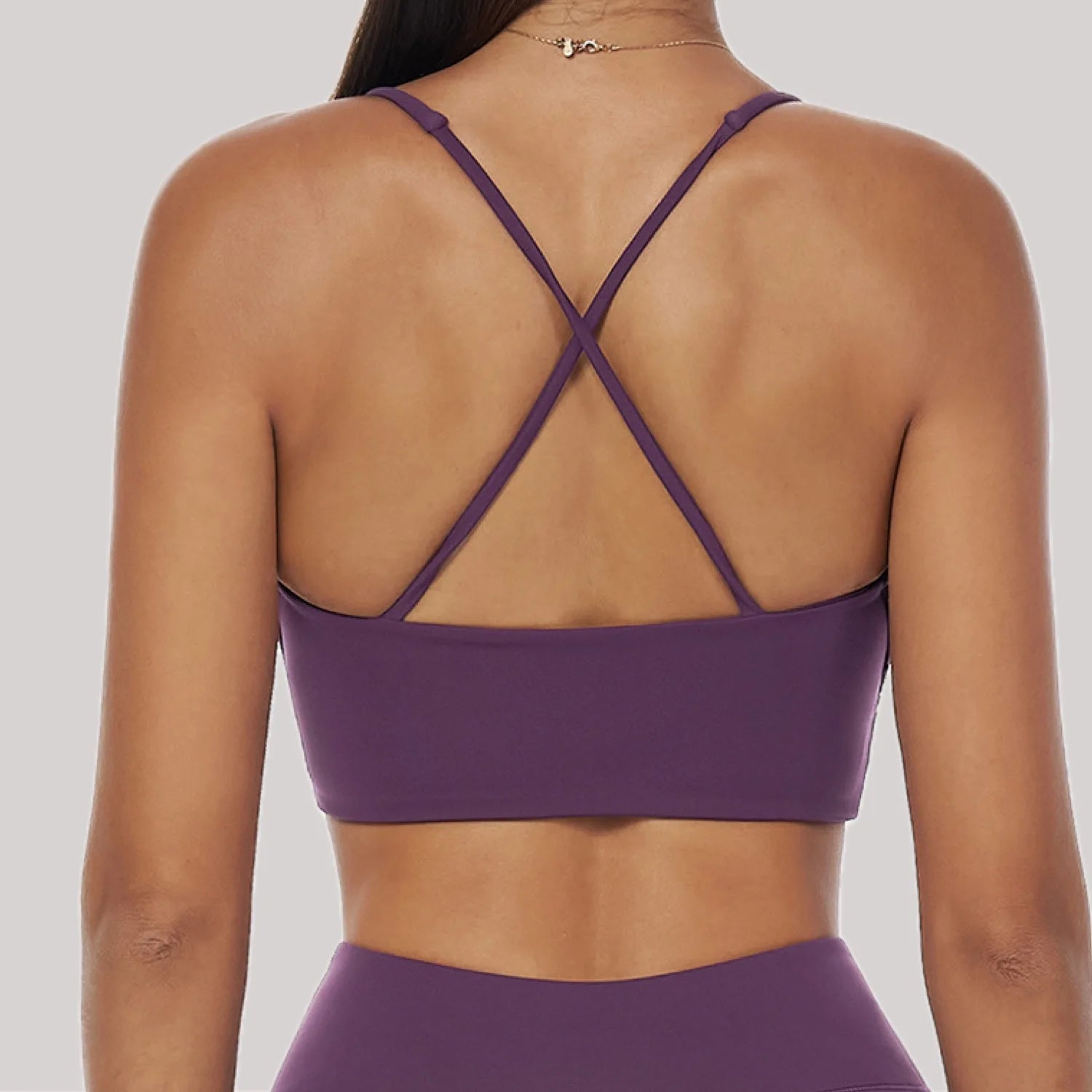Gym Sport Bra Cross Back Sports Bra Women's Breathable Yoga Bra Shockproof Crop Top Quick Drying Fitness Top Push Up Workout Top