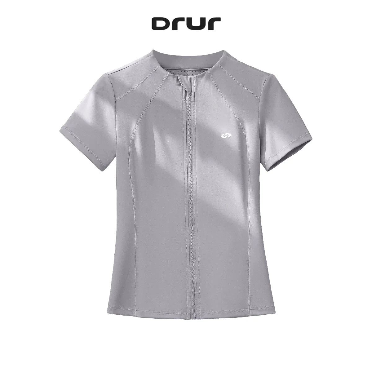 DRUR Summer Running Jacket Women Lightweight Full Zip Breathable Gym Workout Top Fitness Sportswear Slim Fit Yoga Shirt 2025 New