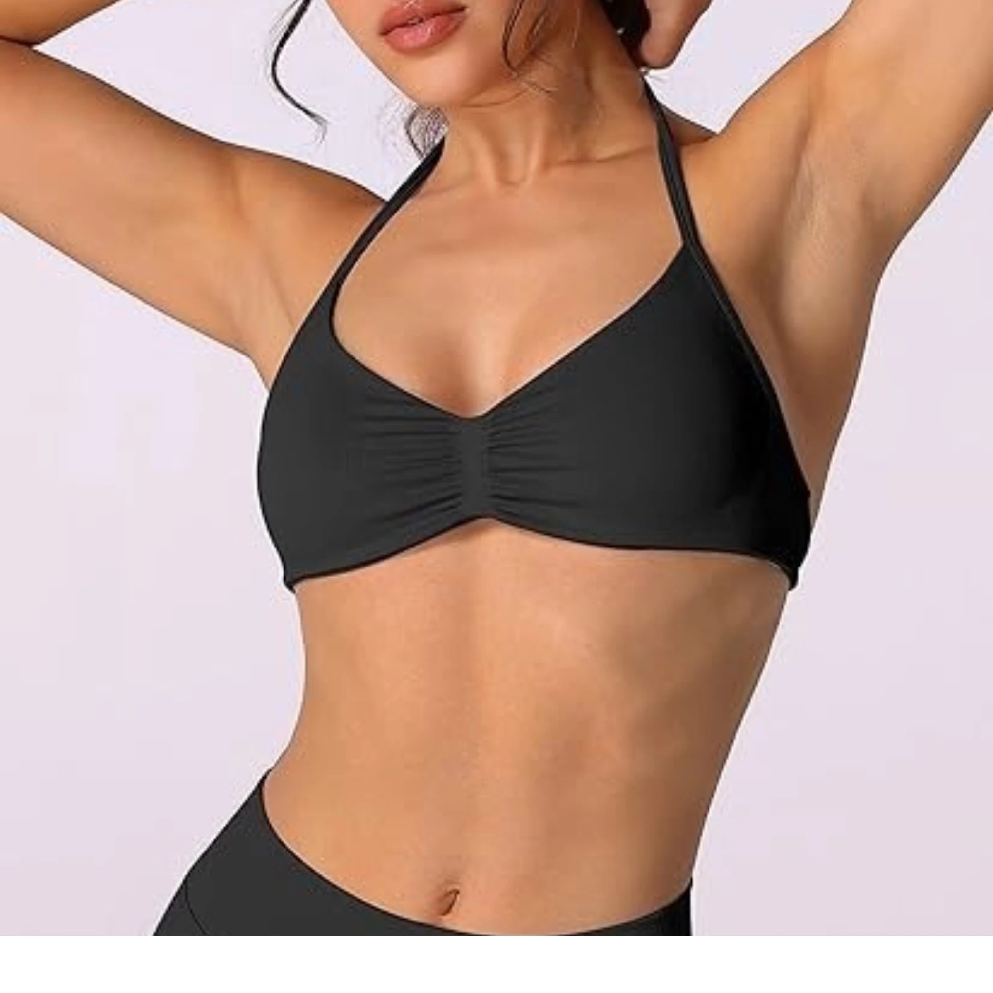 Women Gym Yoga Bra Running Sling Underwear Suspenders Exercise Seamless Bra Kneading Exercise Yoga Sports Bra With